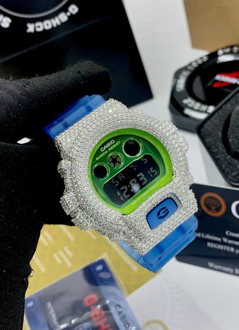 Luxury Custom Diamond Bussdown G-Shock Watch Watch