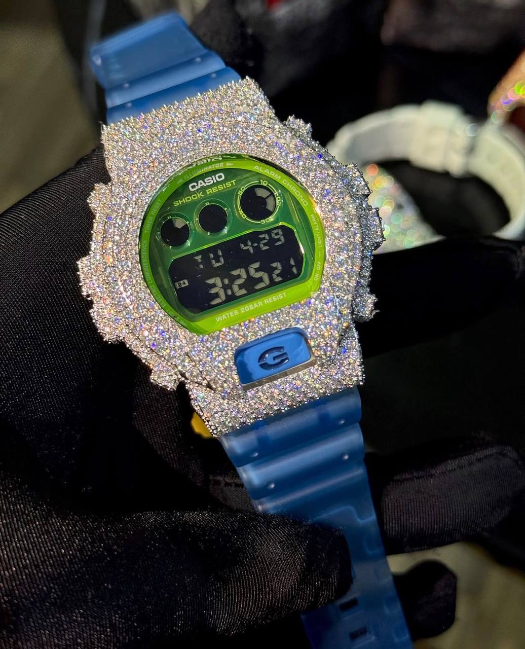 Luxury Custom Diamond Bussdown G-Shock Watch Watch