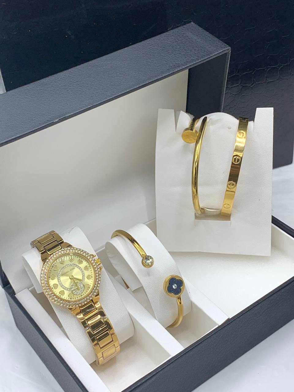 MK Female Watch Set with Box