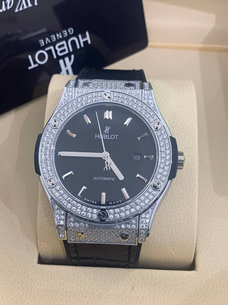 Zirconia Ice Hublot Watch