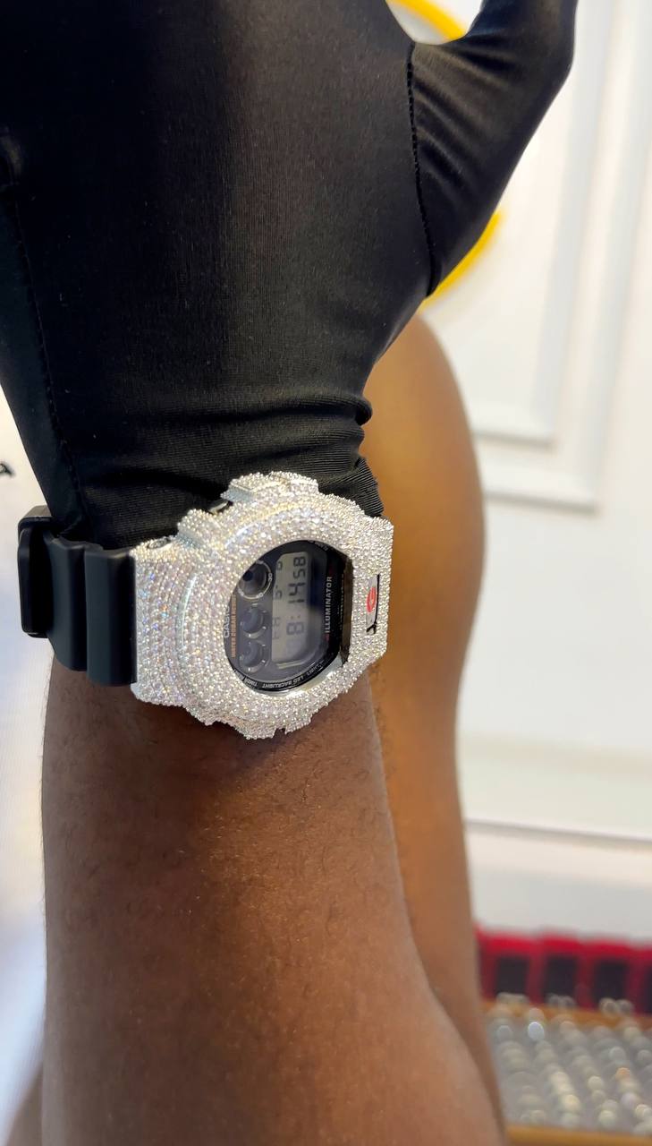 VVS Moissanite G-SHOCK Wristwatch Set