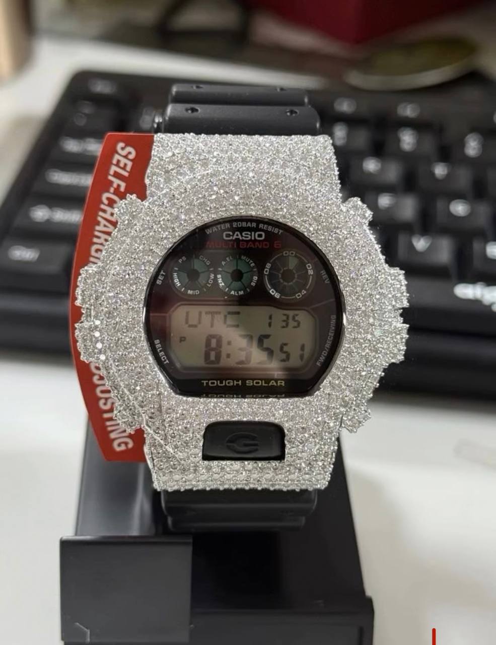 VVS Moissanite G-Shock Watch