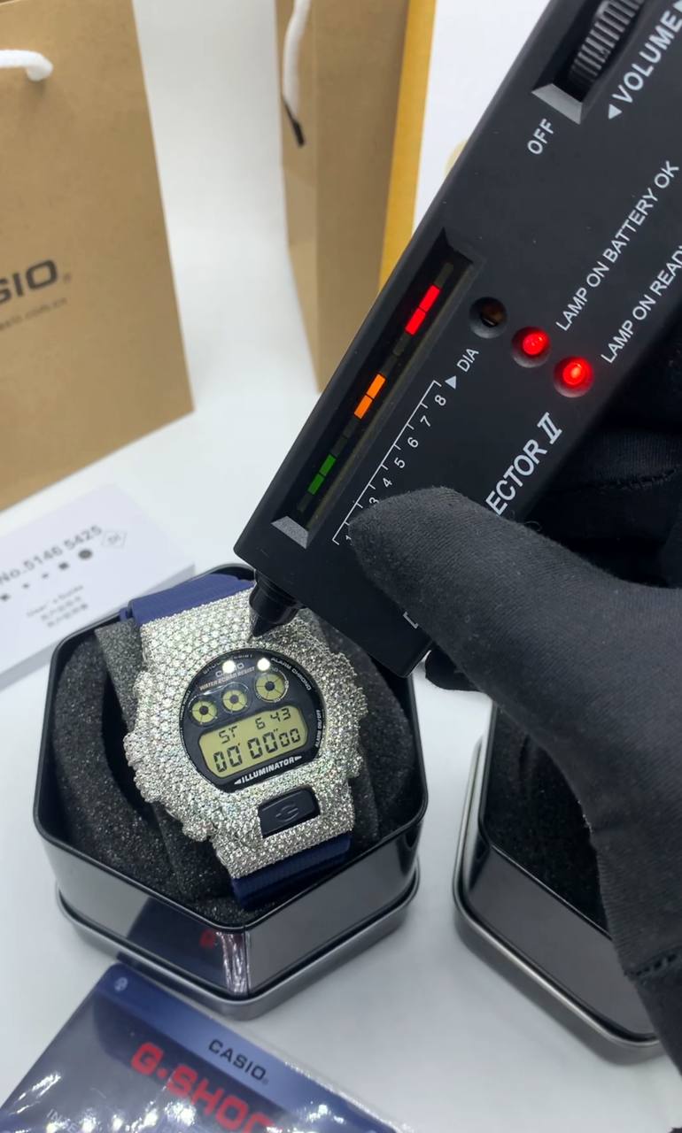 VVS Moissanite G-Shock Watch