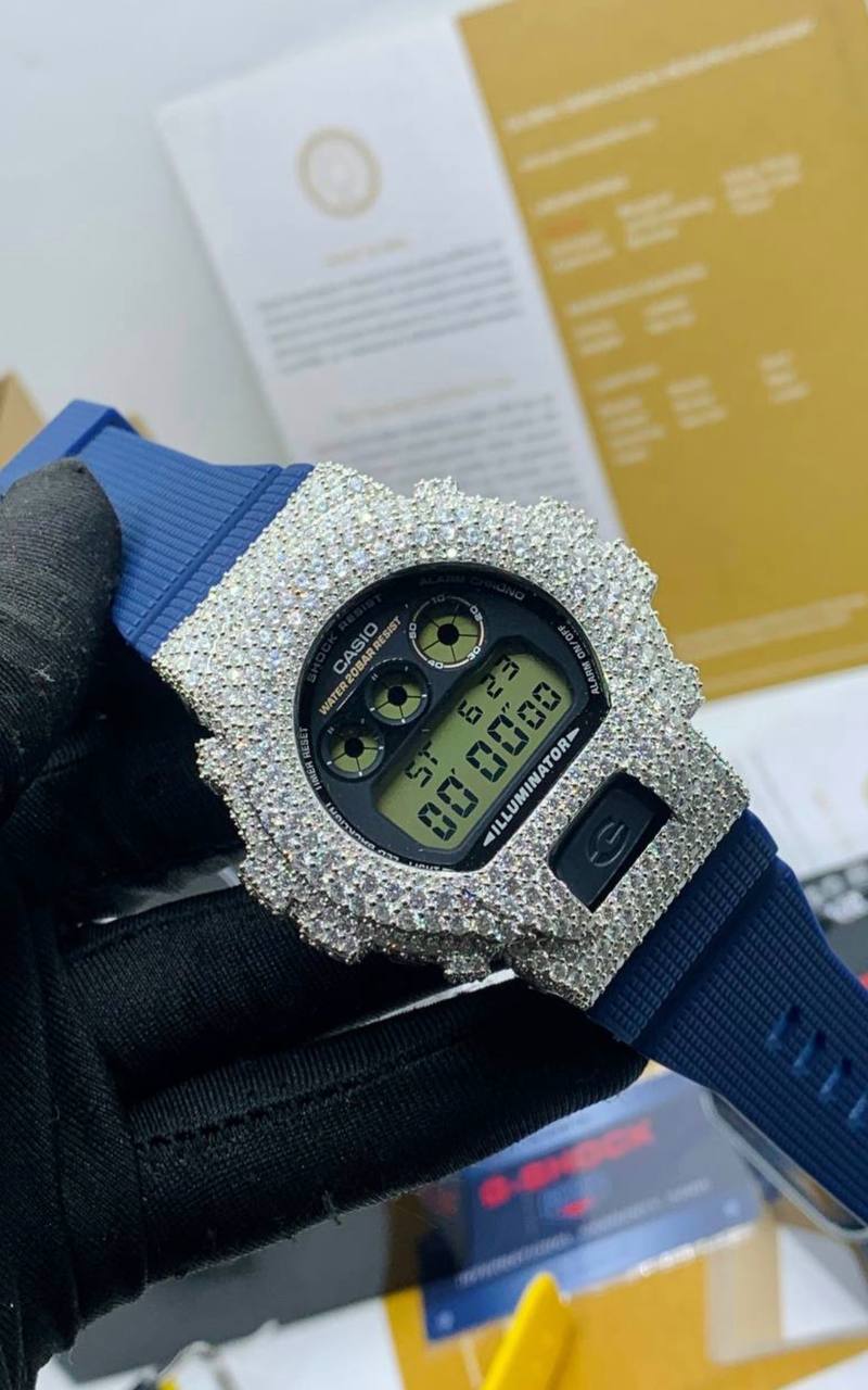 VVS Moissanite G-Shock Watch
