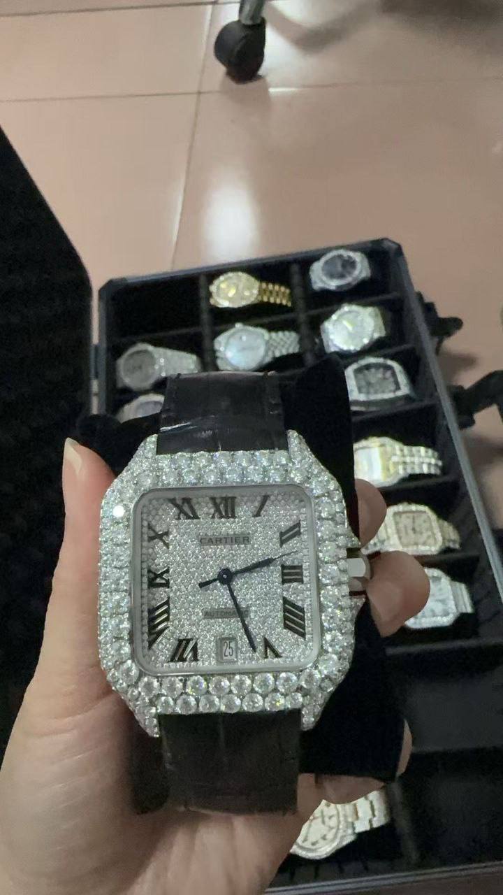 VVS Moissanite Hublot Watch